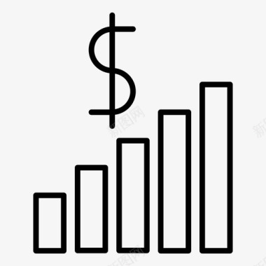 增加减少图标图表业务收入增加图标图标