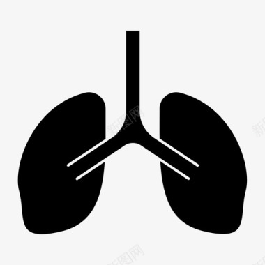 肺癌肺肺解剖学医学图标图标