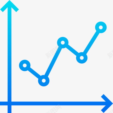 名片图图表线形图图表6梯度图标图标