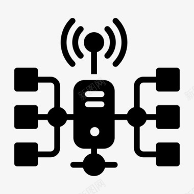 层次大数据数据分布数据存储图标图标