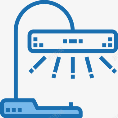 灯家用电器16蓝色图标图标