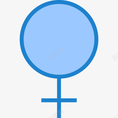 女性标志健康护理32蓝色图标图标