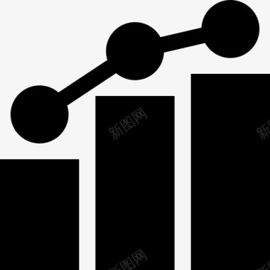 现代金融增长商业和金融82已填充图标图标