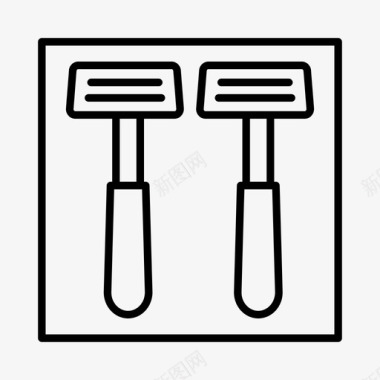 一次性卫生筷采购产品一次性剃须刀一次性剃须刀美容图标图标