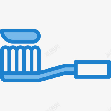 牙刷浴室14蓝色图标图标