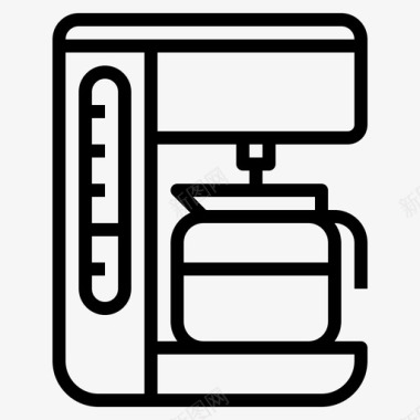 咖啡机饮料厨房图标图标