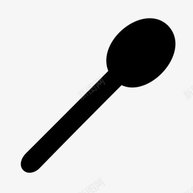 木勺厨师烹饪工具图标图标