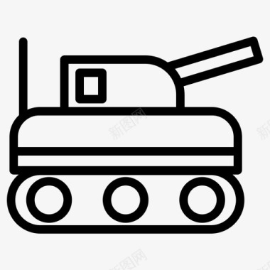 坦克装备战争图标图标