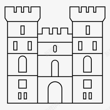 英国原装进口温莎城堡伯克希尔维拉英国图标图标