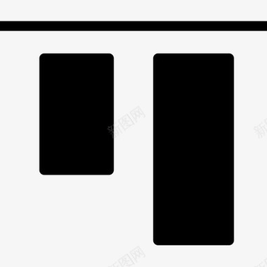 图标返回顶部顶部对齐基本图标7字形图标