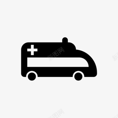 救护车救护车汽车紧急情况图标图标