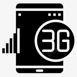 4G的创新终端和应用3g平板电脑应用4填充图标高清图片