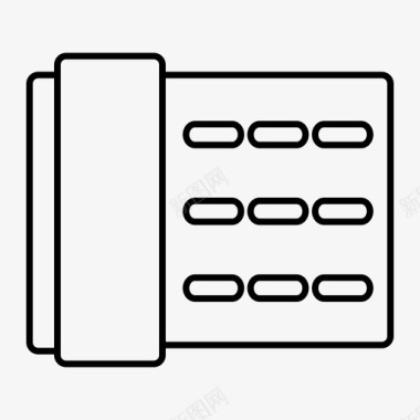 公司风采电话通讯联系人图标图标