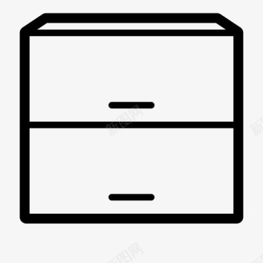 壁柜抽屉组合厨房图标图标