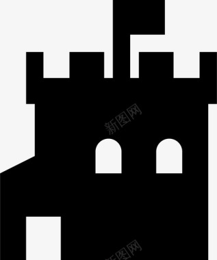 城堡娃娃屋游戏图标图标