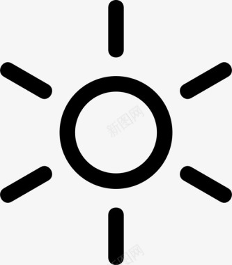 阳光下阳光天气图标图标