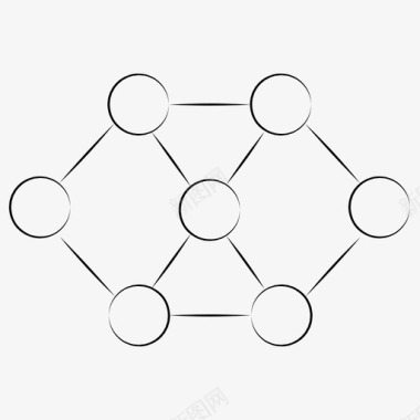 手绘学习用具网络复杂模型图标图标