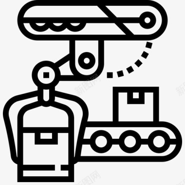 制造制造工厂机械图标图标