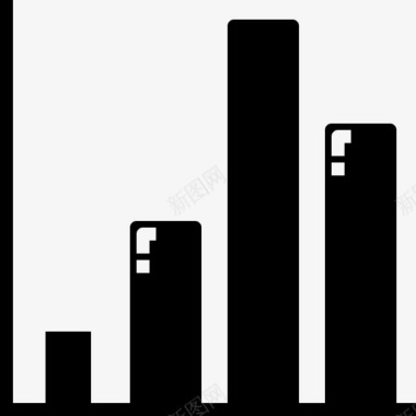 道路交通图表柱状图金融图表图标图标