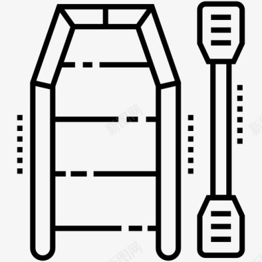 多包船独木舟水上艇图标图标