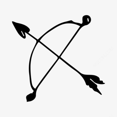 爱情弓图标 爱情弓icon 爱情弓矢量图标 icon