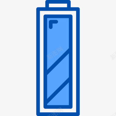 电池摄影38蓝色图标图标