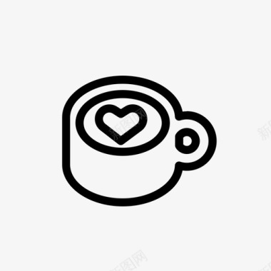 咖啡卡布奇诺饮料图标图标