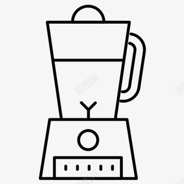 榨汁机榨汁机搅拌机食物图标图标