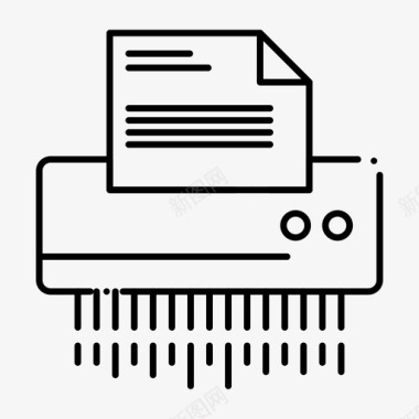 公告栏信息碎纸机机密数据图标图标