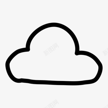 多云天气云云数据云服务图标图标