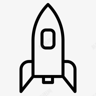 火箭数字营销图标图标