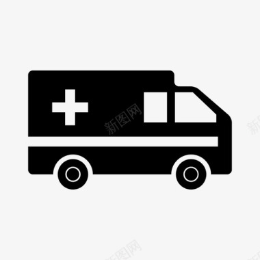 救护车救护车医院车服务车图标图标