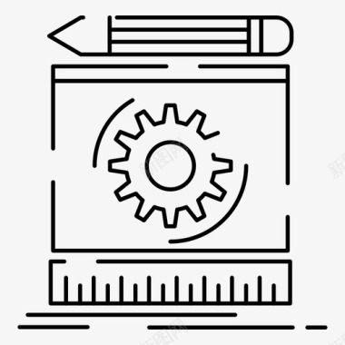 草稿草稿工程流程图标图标