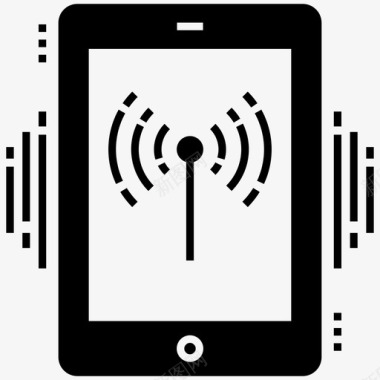 WIFI信号格移动wifi宽带信号互联网网络图标图标
