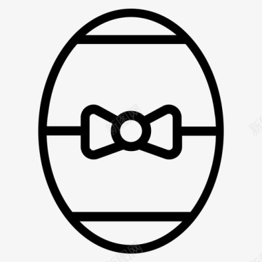 复活节彩蛋复活节彩蛋兔子嘉年华图标图标