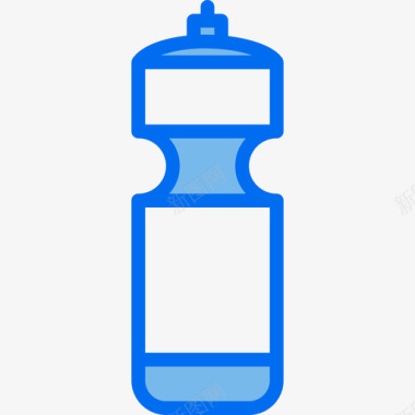 瓶子运动81蓝色图标图标