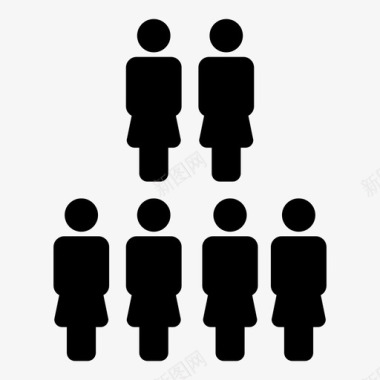女性符号人物社区人群图标图标