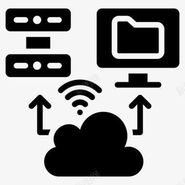 云上传失败云数据上传云计算云连接图标图标