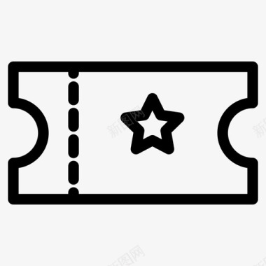 电影票矢量电影票电影院电影图标图标