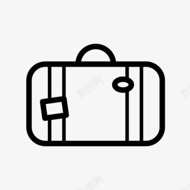 旅行箱行李夏天图标图标