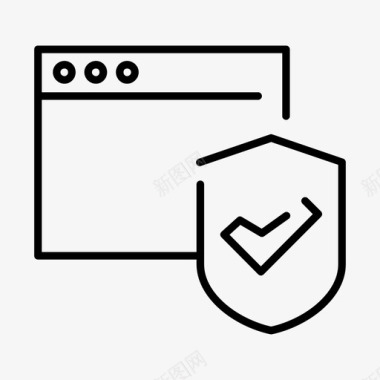 安全提醒图标安全网页锁定私有图标图标