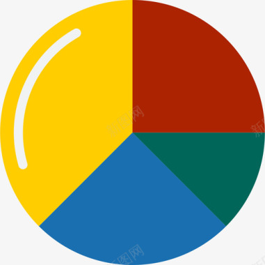 扁平化图素材饼图图表2扁平图标图标