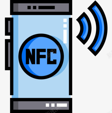 Nfc智能城市13线性颜色图标图标