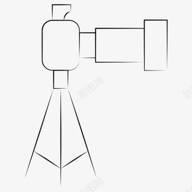 专业绘图纸专业摄影相机单反相机图标图标
