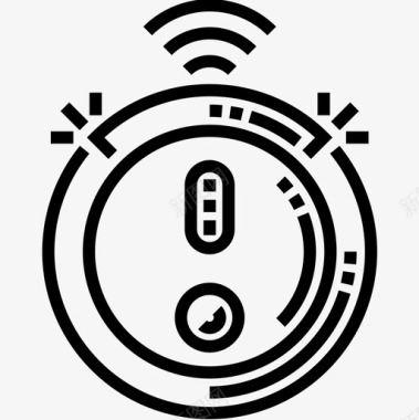 单身11机器人真空domotics11线性图标图标