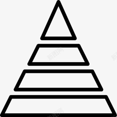 金字塔图金字塔图图表数学图标图标