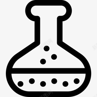 化学刺激性烧瓶化学29线性图标图标