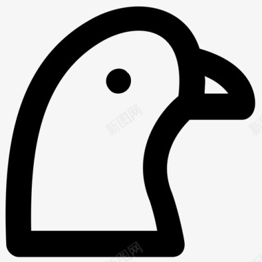 鸽子动物鸟图标图标