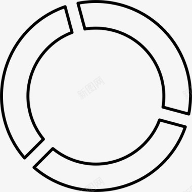 企业卡片标识图表分析甜甜圈图图标图标