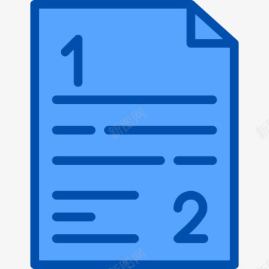 家庭作业数学5蓝色图标图标